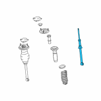 OEM 2004 Lexus LS430 ABSORBER Assembly, Shock Diagram - 48530-59845