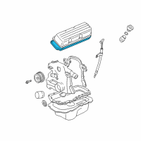 OEM 2002 Pontiac Firebird Valve Cover Gasket Diagram - 25532619