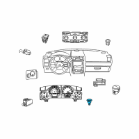 OEM 2009 Dodge Challenger Switch-Engine START/STOP Diagram - 1FU931X9AC