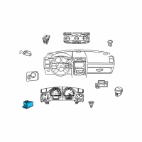 OEM 2018 Dodge Charger Module-Lamp DIMMING Diagram - 68141052AD