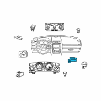 OEM 2008 Dodge Challenger Switch-Instrument Panel Diagram - 4602453AG