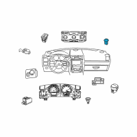 OEM 2013 Dodge Challenger Switch-Deck Lid Release Diagram - 68071573AC