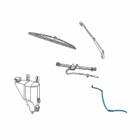 OEM Dodge Hose-Windshield Washer Diagram - HWV00532AC