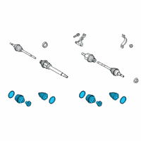 OEM 2019 Ford Transit Connect Inner Boot Diagram - KV6Z-3A331-A