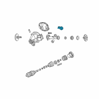 OEM 2003 Ford F-150 Output Shaft Diagram - F65Z-3L337-AA