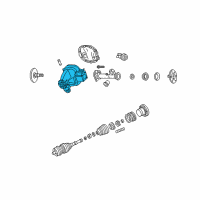 OEM 1997 Ford F-250 HD Axle Housing Diagram - F65Z-3010-AA