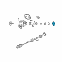 OEM Ford F-150 Heritage Axle Assembly Diagram - 3L3Z-3219-AA