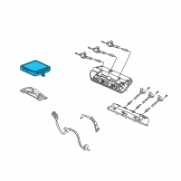 OEM 2000 Honda Accord Ecu Diagram - 37820-P8C-A56