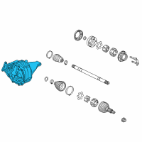 OEM 2012 Cadillac CTS Differential Carrier Assembly (3.42 Ratio) Diagram - 25979062