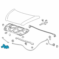 OEM 2016 Chevrolet Spark Latch Diagram - 42604796