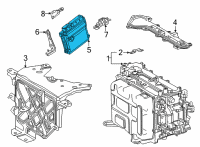 OEM 2016 Toyota Mirai Control Module Diagram - 898A1-62021