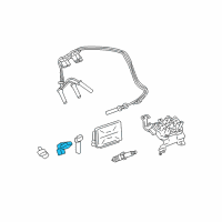 OEM 2007 Chevrolet Impala Camshaft Sensor Diagram - 12598208