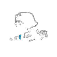 OEM 2010 Chevrolet Malibu Camshaft Sensor Diagram - 12596663