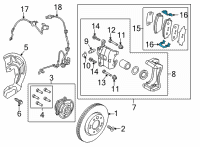 OEM 2018 Kia Optima Spring-Pad Diagram - 58144D5100