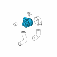 OEM BMW 323Ci Exchange Alternator Diagram - 12-31-7-501-690