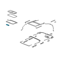 OEM Acura Handle, Sunshade (Premium Ivory) Diagram - 70611-TK4-A01ZB