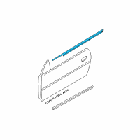 OEM 2000 Chrysler Sebring WEATHERSTRIP-Front Door Belt Diagram - 4724461AD