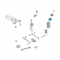 OEM 2004 Chrysler Concorde INSULATOR-Spring Diagram - 4895003AB