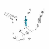 OEM 2000 Chrysler 300M DAMPER-STRUT Diagram - 4895001AF