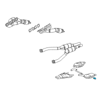 OEM 1999 BMW 750iL End Piece Diagram - 18-10-1-440-059