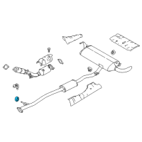 OEM 2019 Nissan Rogue Sport Mounting-Exhaust, Rubber Diagram - 20651-EN200