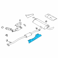 OEM 2019 Nissan Rogue Sport Heat Insulator-Front Floor Diagram - 74758-DF30A