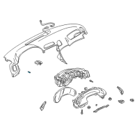 OEM Chevrolet Bulb Diagram - 12533422