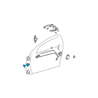 OEM 2005 Toyota RAV4 Check Strap Diagram - 68640-42020