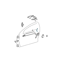 OEM 2003 Toyota RAV4 Lock Rod Diagram - 69331-42020