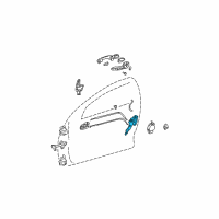 OEM Toyota RAV4 Lock Assembly Diagram - 69340-42060