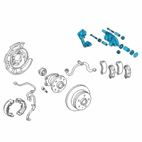 OEM Toyota Avalon Caliper Diagram - 47830-06053