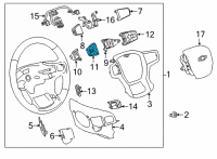 OEM 2020 GMC Sierra 2500 HD Engagement Switch Diagram - 13547749