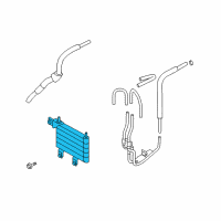 OEM Kia Cooler Assembly-Oil Diagram - 254603F200