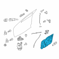 OEM Ford Fusion Inner Panel Diagram - AH6Z-54235A86-A