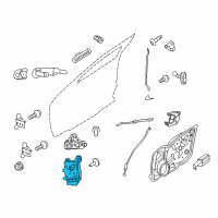 OEM 2010 Ford Fusion Latch Assembly Diagram - BE5Z-5421813-A