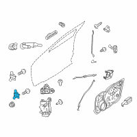 OEM Ford Fusion Lower Hinge Diagram - 6E5Z-5422810-AA