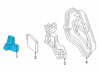 OEM Acura TLX SENSOR, PARKING Diagram - 39680-T0A-R02ZZ