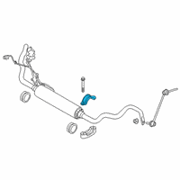 OEM 2017 BMW 540i xDrive Holder, Stabiliser, Lower Section Diagram - 37-11-6-861-475