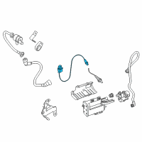 OEM 2012 BMW 760Li Oxygen Sensor Diagram - 11-78-7-595-353