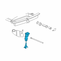 OEM 2010 Cadillac Escalade EXT Spare Carrier Diagram - 84300486