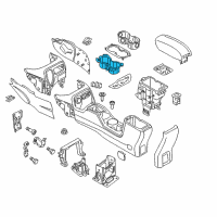 OEM 2015 Jeep Renegade Bin-Console Diagram - 5UX37LXHAA