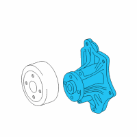 OEM 2009 Toyota Corolla Water Pump Diagram - 16100-0H010