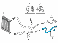 OEM BMW M5 ENGINE OIL COOLER PIPE, RETU Diagram - 17-22-8-094-807