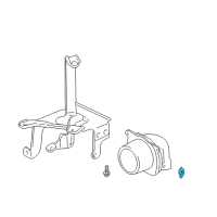 OEM Toyota 4Runner Fog Lamp Bulb Diagram - 90981-13049