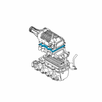 OEM 2001 Ford F-150 Intake Manifold Gasket Diagram - 1L3Z-9H486-BA