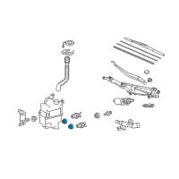 OEM Scion iQ Reservoir Bushing Diagram - 85336-60300