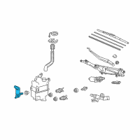 OEM 2013 Toyota Sequoia Motor & Pump Assembly Diagram - 85280-30040