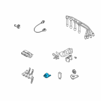 OEM 2000 Hyundai Accent Relay-Power Diagram - 39160-22050