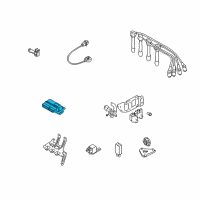 OEM 2002 Hyundai Accent Engine Control Module Unit Diagram - 39110-26711