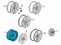 OEM 2021 Chevrolet Trailblazer Wheel, Steel Diagram - 42481737